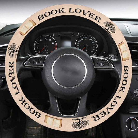 Book Lover Steering Wheel Cover With Anti-Slip Insert Autozendy