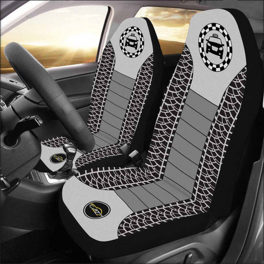 Taxicab Diver Car Seat Covers - Set of 2 Autozendy