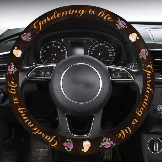 Gardening Is Life Steering Wheel Cover With Anti-Slip Insert Autozendy