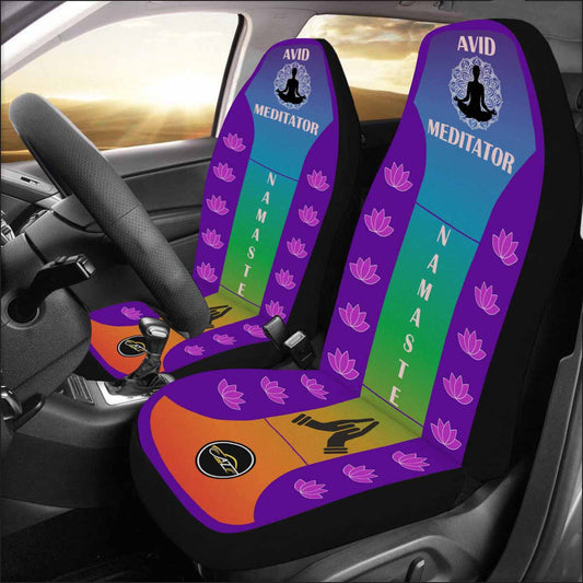 Avid Meditator Car Seat Cover - Set of 2 Autozendy