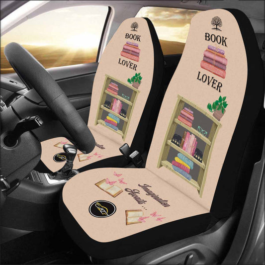 Book Lover Car Seat Covers - Set of 2 Autozendy