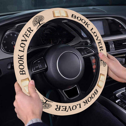 Book Lover Steering Wheel Cover With Anti-Slip Insert Autozendy