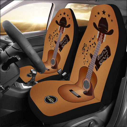 Country Music Lover Car Seat Covers - Set Of 2 Autozendy