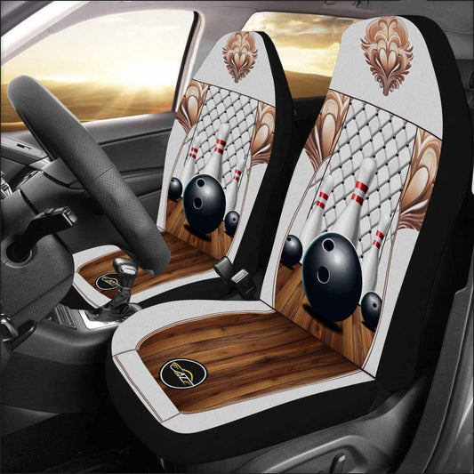 Bowling Car Seat Covers - Set of 2 Autozendy