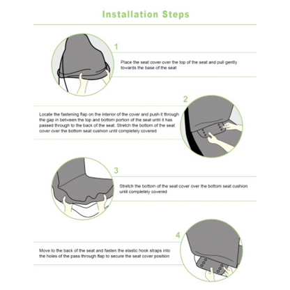 Autozendy Car Seat Cover Installation Instructions Guide